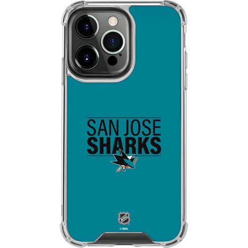 NHL San Jose Sharks Lineup iPhone 16 Pro Clear Case